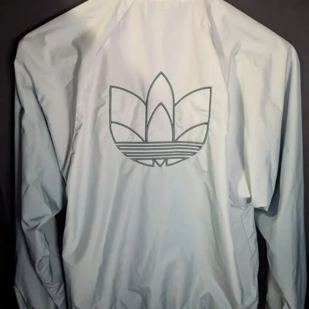 Men Adidas Jacket Adicolor 3-D Gradient Trifoil Prime Green Size Small Rare